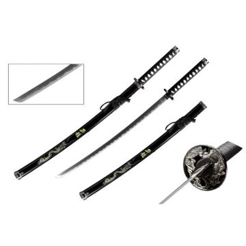 Snake Eye Tactical Black Samurai Katana Sword . SE-390BK